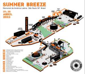 Summer Breeze Brasil 2023 - Map